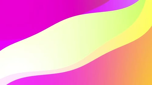 Colorful Fluid Waves Abstract Motion Background Loop