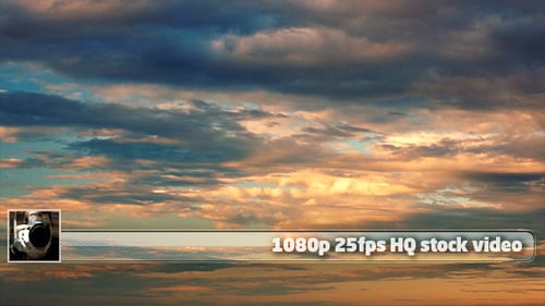 Dramatic Clouds at Sunrise or Sunset