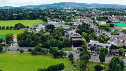Aerial drone view of Booterstown