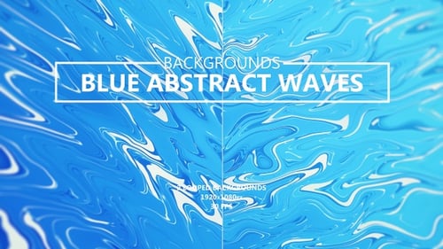 Blue Abstract Waves