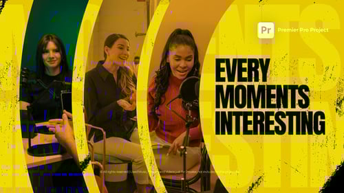 Real Podcast Opener for Premiere Pro | MOGRT