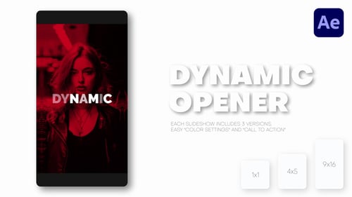 Vertical Dynamic Slideshow - Reels, Post, Shorts