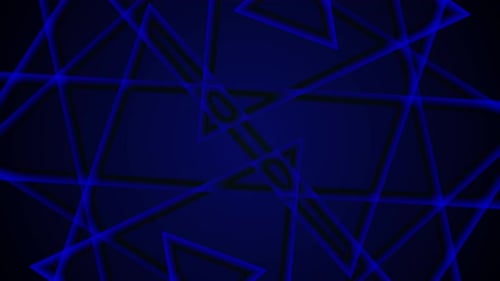 Dynamic Abstract Neon Lines Geometric Background Loop