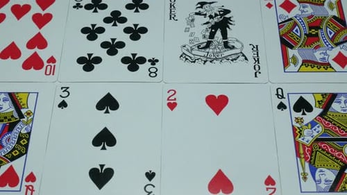 Cards for Card Games on the Table
