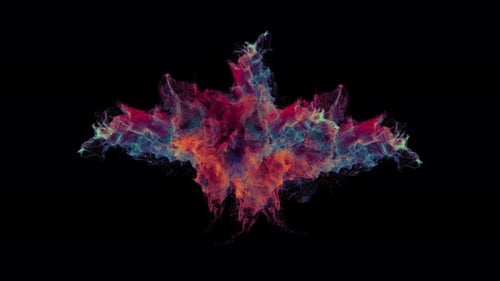 Colorful Particle Abstract 4K