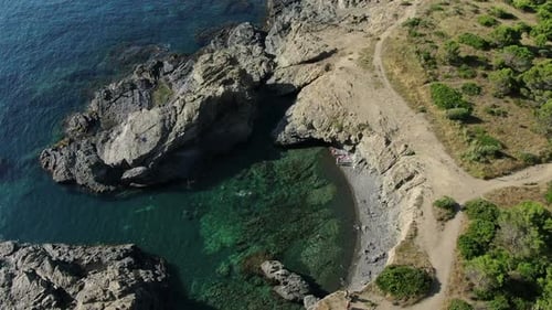 Unspoiled Mediterranean Seaside Beach