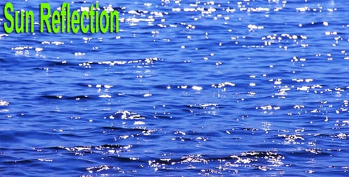 Sparkling Blue Ocean Waves in Sunlight