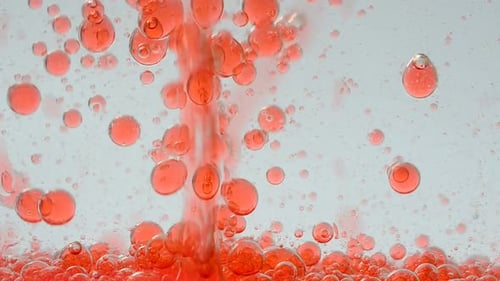 Red Liquid Stream Abstract Background