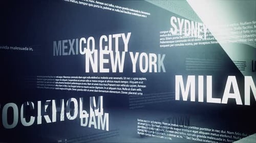 World Cities Background Loop