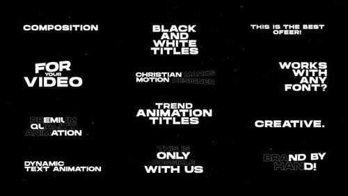 Modern Titles | After Effects