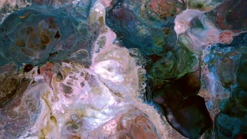 Abstrakte bunte Tinte explodieren