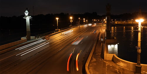 Tráfico nocturno - Super TimeLapse