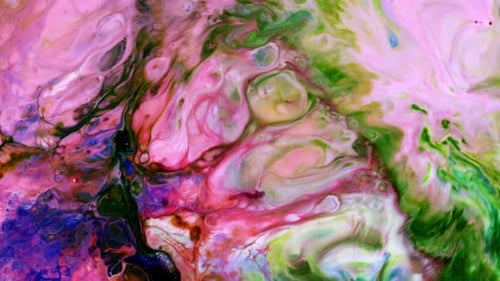 Encre abstraite colorée à étaler Art 166