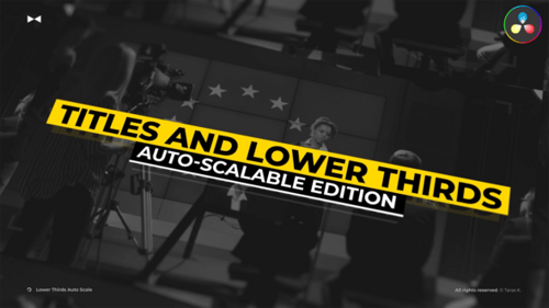 Lower Thirds Auto Scale \ DR