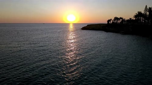 Sunset on the Sea, Ocean