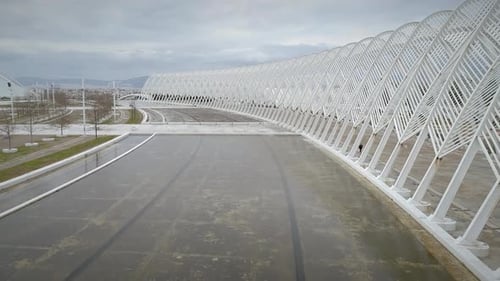 Aerial view of Athens Olympic Sports Complex in Athens.