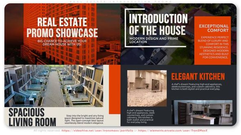 Real Estate Slideshow KIT, Product Promo ft. real estate & house - Envato