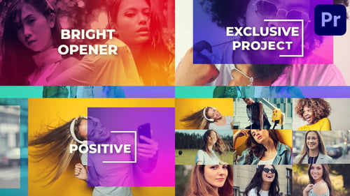 Vibrant Dynamic Opener with Modern Typography