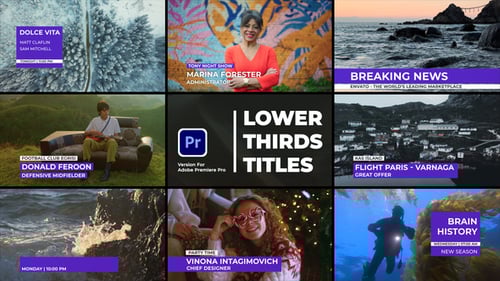 Títulos de Lower Thirds | MOGRT