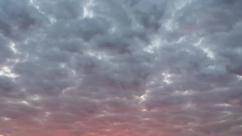 Sunset storm clouds