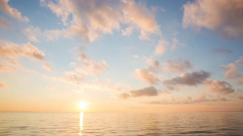 Epic Sunset By The Sea, Romance, Time Lapse