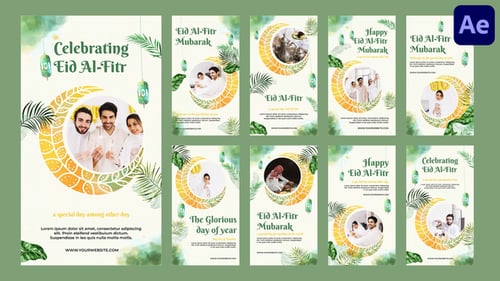 9 in 1 Eid Al-Fitr Instagram Stories