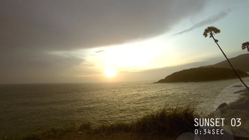 Sunset At Sea