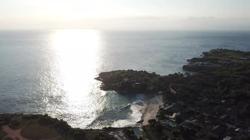 Sunset in the Sea and Islands