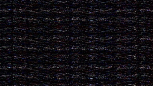 Abstract shining bright lines set wave, colorful, black background