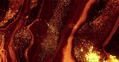 Ink Stream Flow Running Liquid Paint