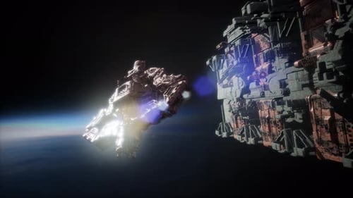 Flying an Animated Space Station