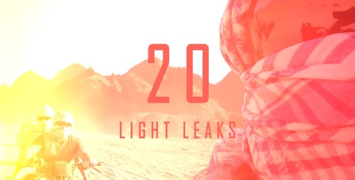 20 Dynamic Light Leaks Overlay Pack