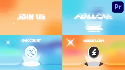 Hologram Creative Logo for Premiere Pro