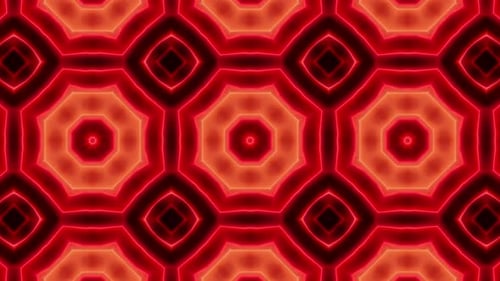 Rotes Kaleidoskop Loop 4K 14