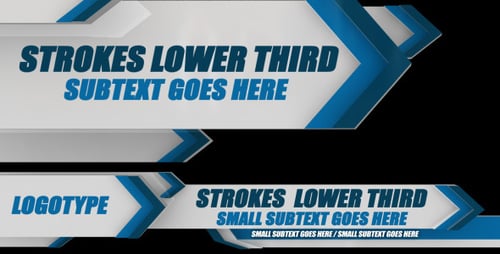 The Strokes - 2 Lower Thirds