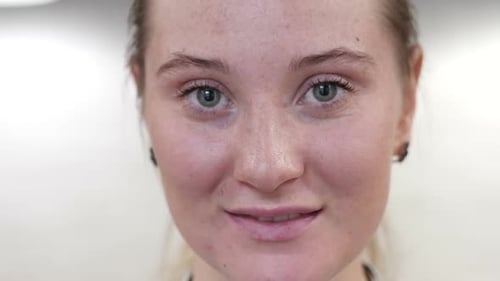 Smiling Woman Face
