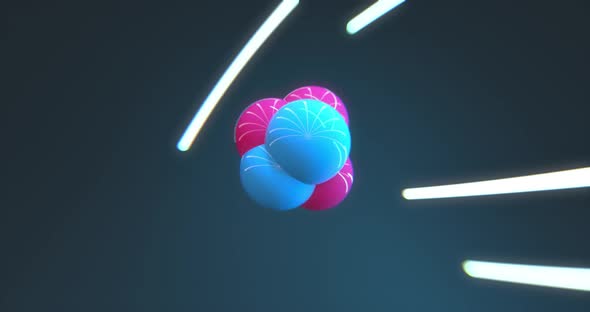 Atom Nucleus Loop - 4K, Backgrounds Motion Graphics ft. nucleus ...