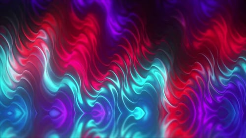 Renderização 3D abstrata fundo de superfície de óleo holográfico Folha Onda de superfície ondulada e ondulações ultravioleta