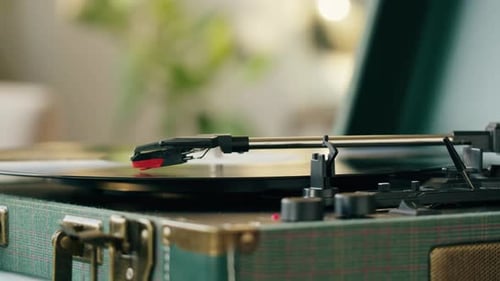 Vinyl Record Closeup