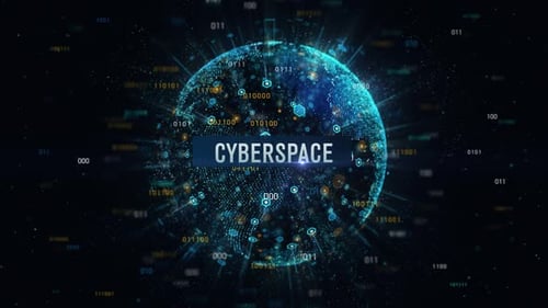 Cyberspace Digital Globe Earth 4K