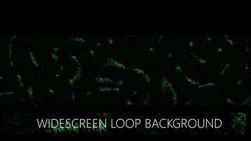 Biology Green Threads Background