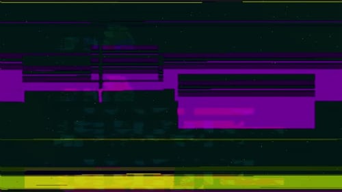 Dynamic Glitch Effect Digital Corrupted Screen Transition