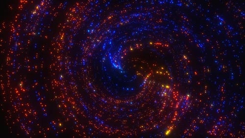 boucle de particules abstraite V1