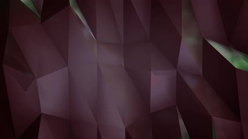 Abstract Geometric Facets Seamless Loop Background