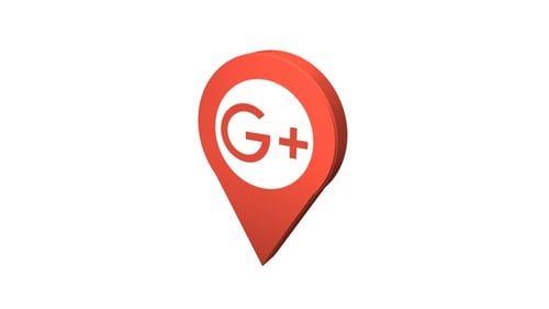 3D Google Plus Pin Icon