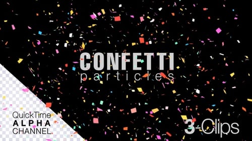 New Year Celebration 4K Confetti