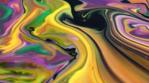 Swirling Abstract Colors Background