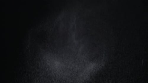 Rain on Black Background