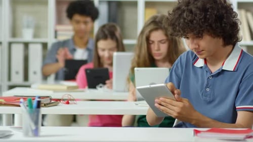 Teenagers in School