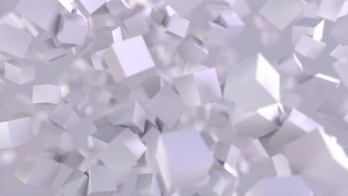 background of geometric shapes in random animation